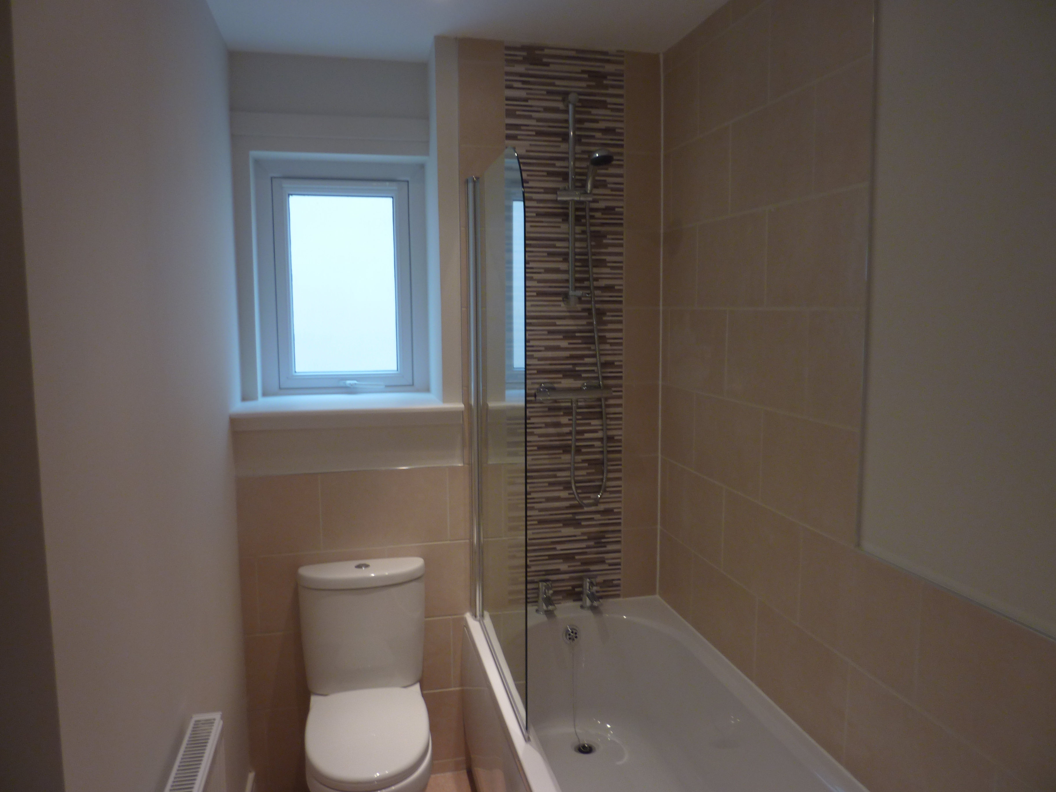 Family Bathroom With Feature Tiles